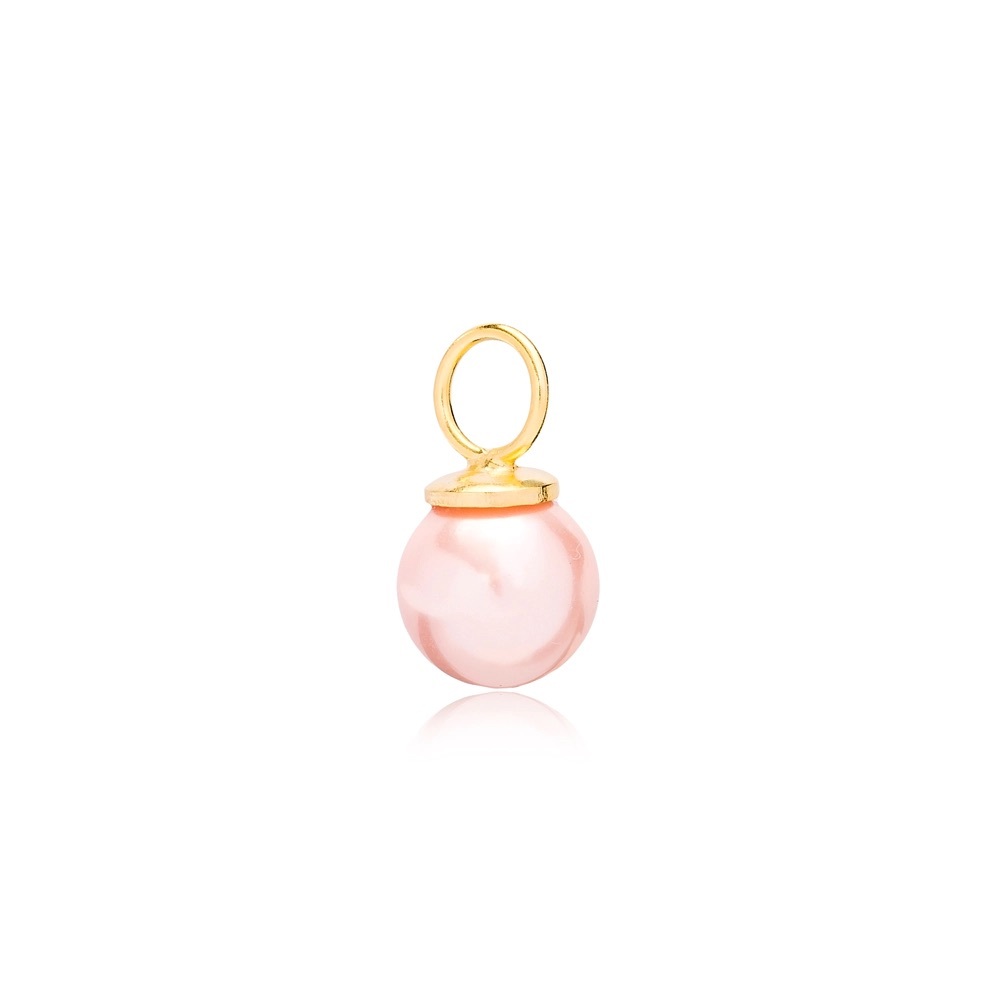 ✨🪷 PRICE DROP!🔥Blush Pink Pearl Charm - Handmade 925 Silver 🪷✨